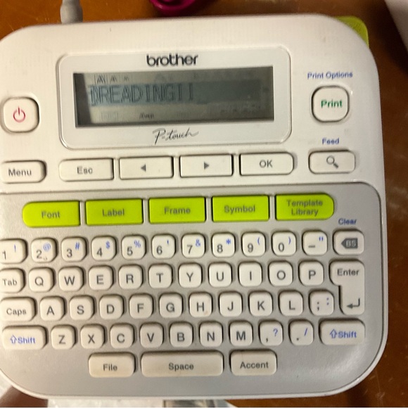Brother P-Touch PT-D210 Handheld Label Maker Tested Works not original cord - Picture 1 of 2
